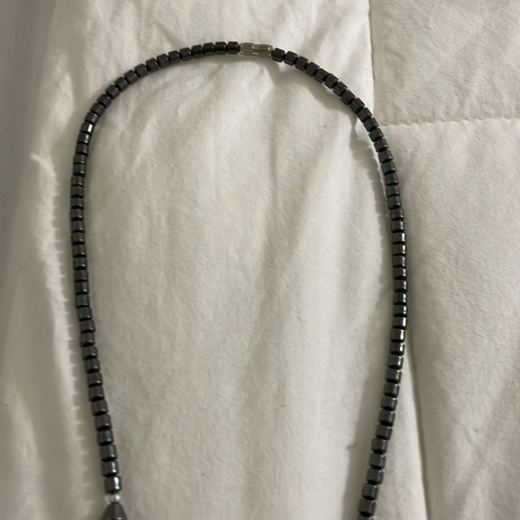 Chic opal heart necklace pink heart - Picture 3 of 5